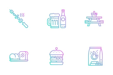 BBQ Picnic Icon Pack