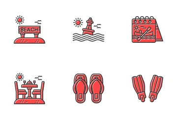 Beach Resort Icon Pack