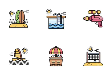 Beach Resort Icon Pack