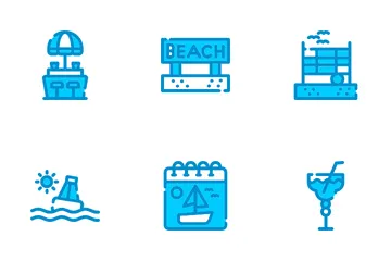 Beach Resort Icon Pack