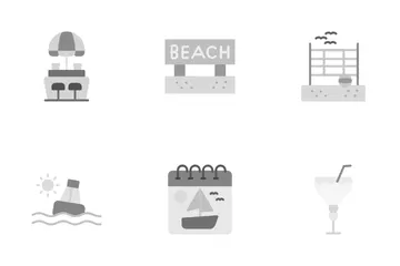 Beach Resort Icon Pack