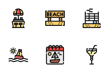 Beach Resort Icon Pack