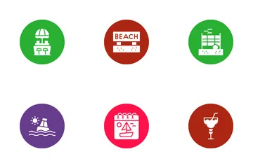 Beach Resort Icon Pack