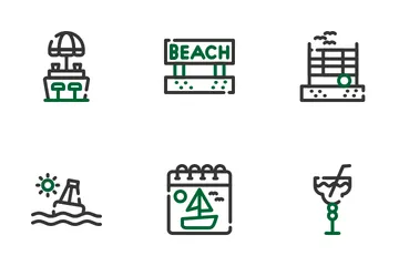 Beach Resort Icon Pack