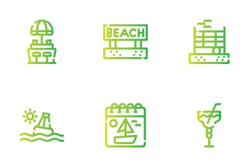 Beach Resort Icon Pack