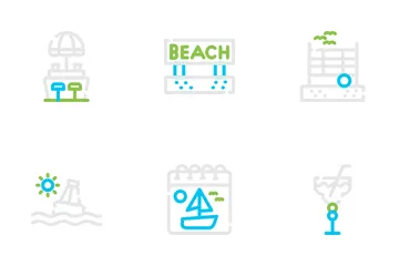 Beach Resort Icon Pack