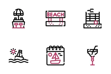 Beach Resort Icon Pack
