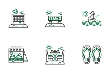 Beach Resort Icon Pack