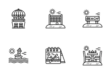 Beach Resort Icon Pack