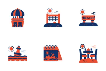 Beach Resort Icon Pack