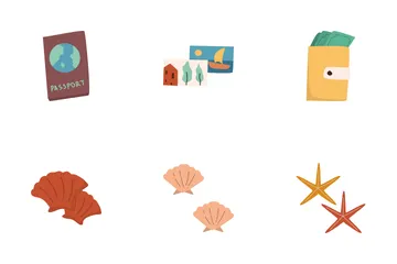 Beach Vacation Icon Pack