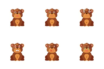 クマの絵文字 アイコンパック