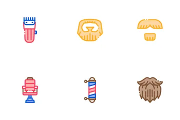 Beard And Mustache Icon Pack