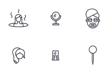 Beauté Et Maquillage Pack d'Icônes