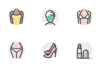 Beauty And Fashion Icon Pack