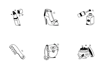 Beauty And Fashion Icon Pack