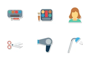 Beauty And Spa Colored Icon Pack