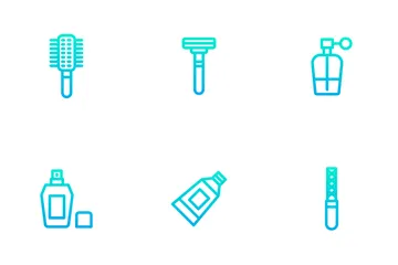 Beauty And Spa - Outline Gradient Icon Pack