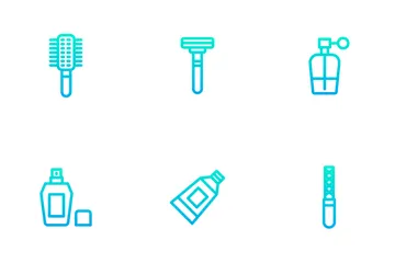 Beauty And Spa - Outline Gradient Icon Pack