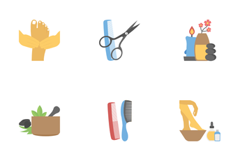 Beauty Equipment Icon Pack