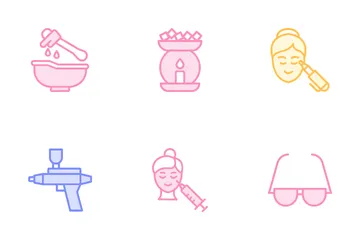 Beauty Equipment Icon Pack