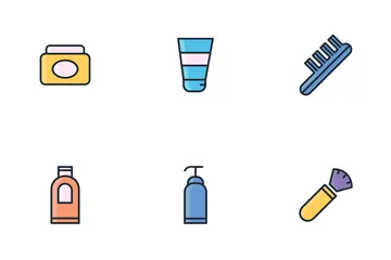 Beauty Equipment Icon Pack