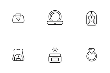 Beauty Makeup Set Icon Pack