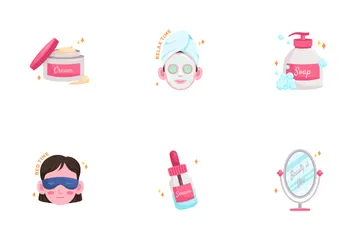 Beauty Skincare Icon Pack