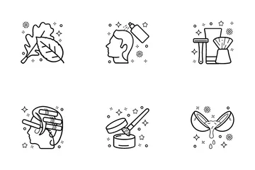 Beauty ,Spa, Barber Shop And Salon Icon Pack