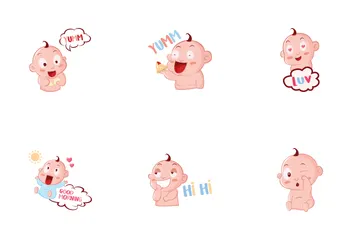 Bebê fofo Pacote de Ícones