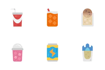 Bebida y bebida Paquete de Iconos