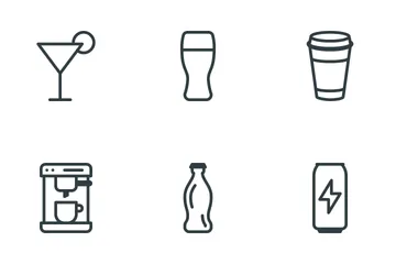 Bebidas Paquete de Iconos