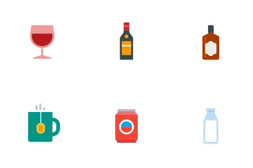 Bebidas Pacote de Ícones