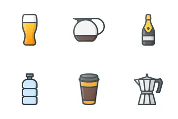 Bebidas Paquete de Iconos