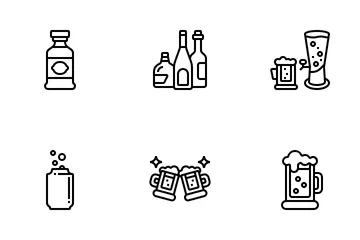 Bebidas Paquete de Iconos