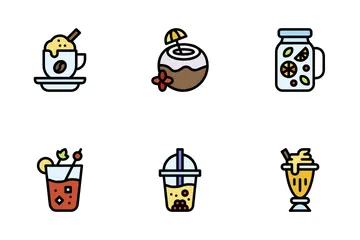 Bebidas Paquete de Iconos