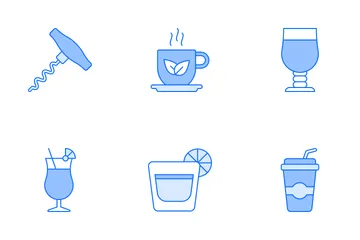 Bebidas Paquete de Iconos