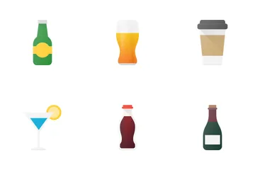 Bebidas Paquete de Iconos