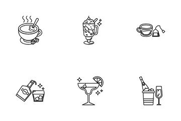 Bebidas Paquete de Iconos