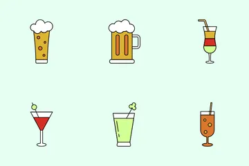 Bebidas Paquete de Iconos