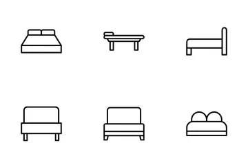 Bed Icon Pack