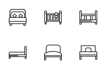 Bed Icon Pack