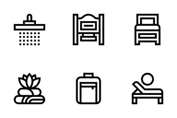 Bed And Breakfast Icon Pack