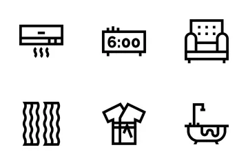 Bed And Breakfast Icon Pack