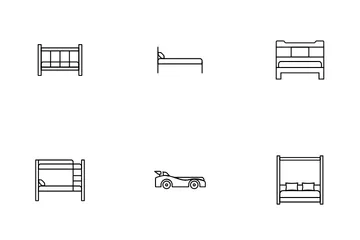 Bed Types Icon Pack