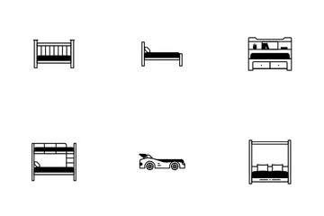 Bed Types Icon Pack