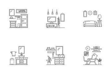 Bedroom And Living Room Icon Pack