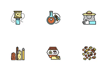 Beekeeping Profession Occupation Icon Pack