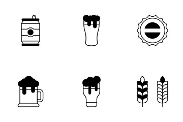 Beer Independence Day Icon Pack