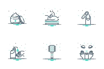 Belleza y Cosmética Paquete de Iconos